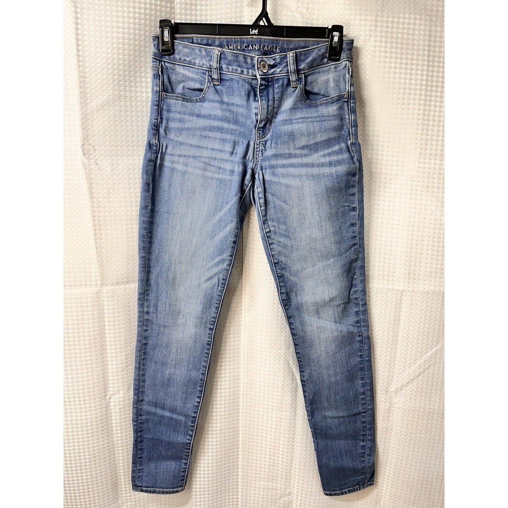 American Eagle Next Level Stretch Jegging Jeans Size 8 Long Skinny